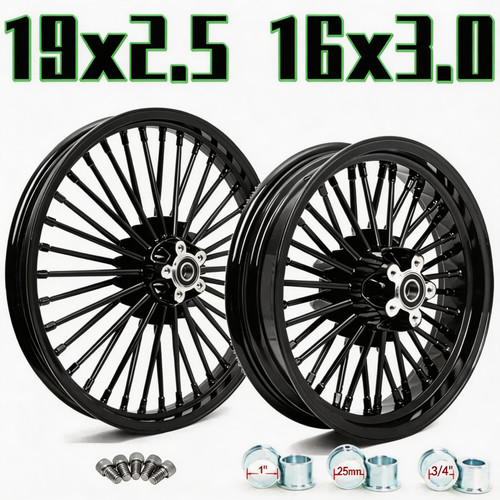 19x2 16x3 cerchi ruota - 19x2.5, 16x3.0