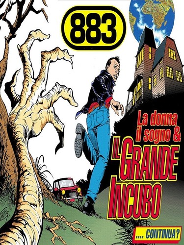 Poster copertina album 883 - copertina, la