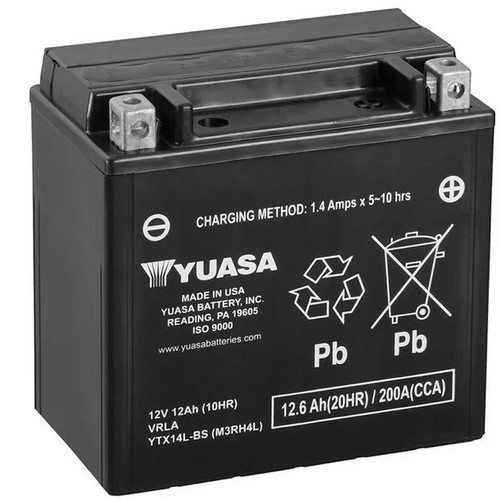Batteria yuasa ytx14l - yuasa, ytx14l-bs