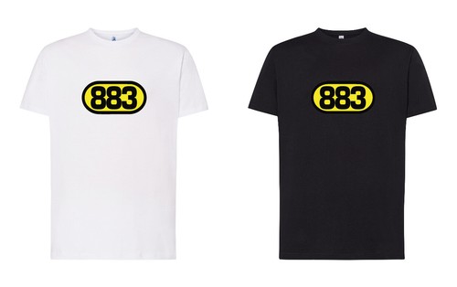 Shirt 883 logo max pezzali - max,