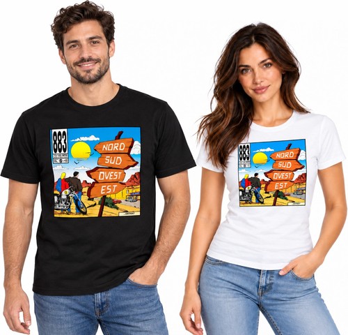 Shirt 883 nord sud ovest - nord,
