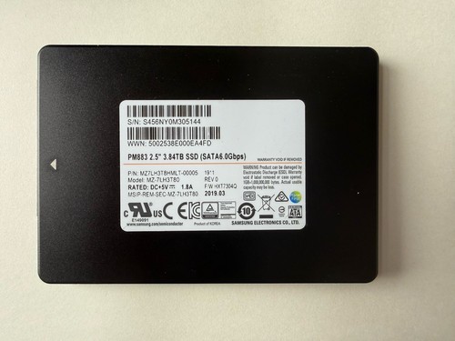 Ssd samsung pm883 3 84 - ssd, 2,5"